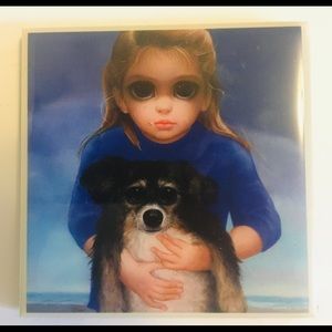 Little Girl with her dog